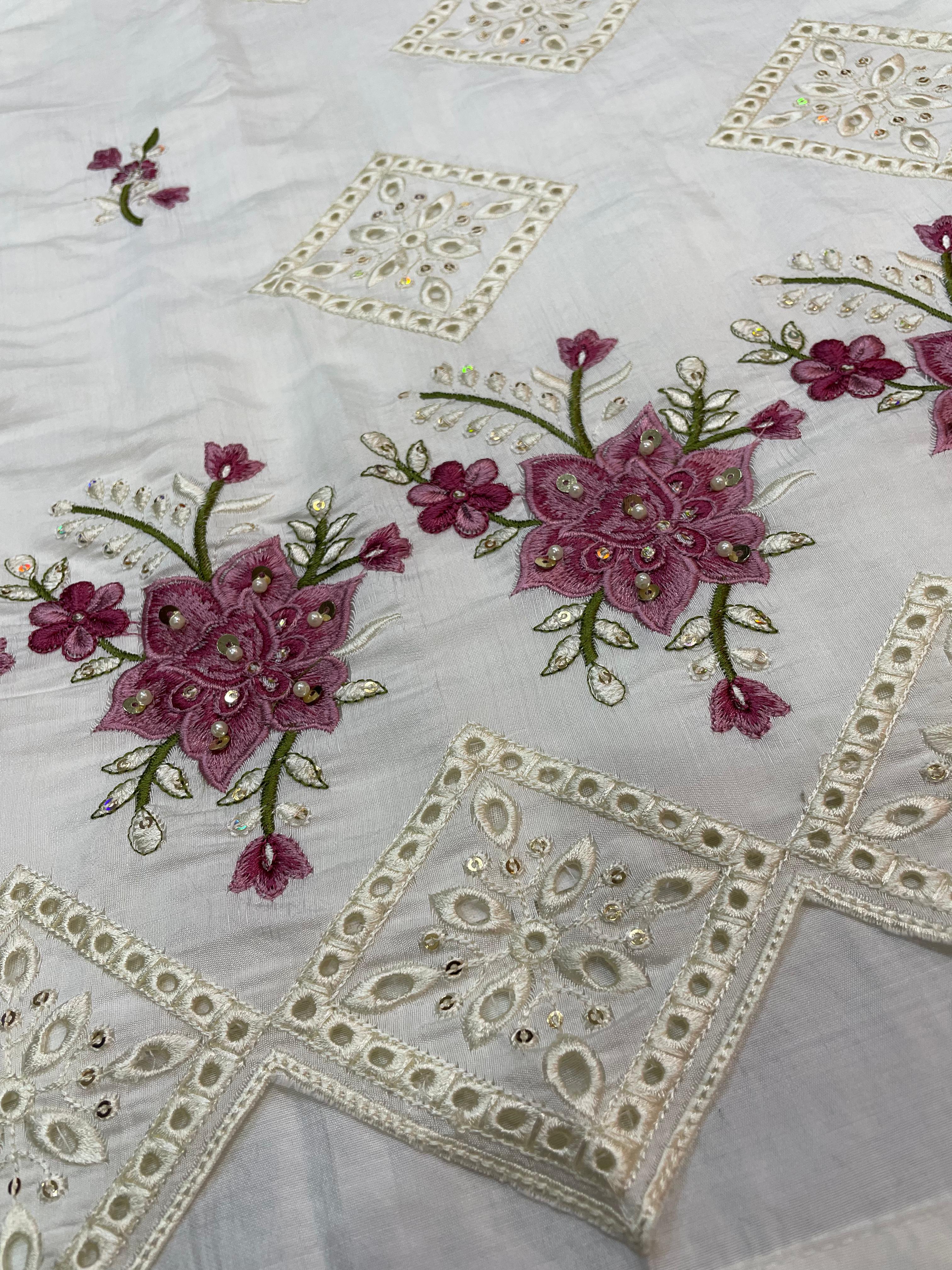 Embroidery with Sequins & Heavy Hand work kurti